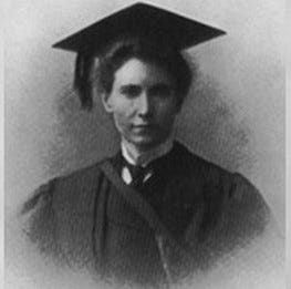 Marion Gilchrist in her graduation cap and gown