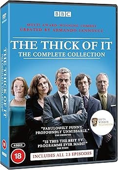 Amazon.com: The Thick of It - Complete Collection [DVD] [2020] : Peter  Capaldi, Will Smith, Chris Addison, James Smith, Joanna Scanlan, Rebecca  Front, ...