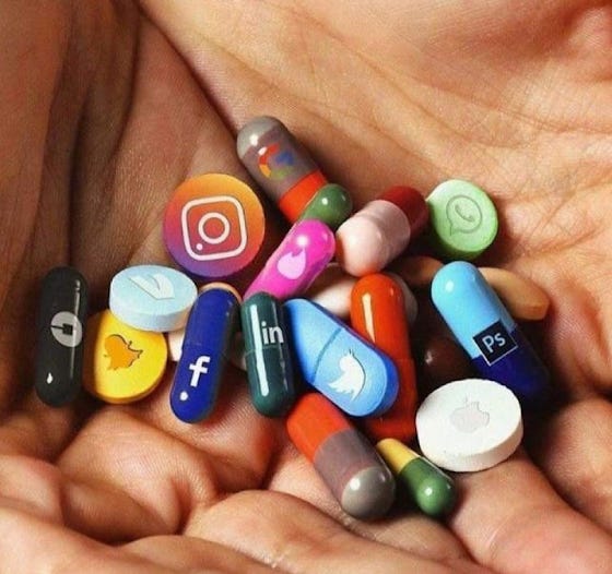 Social Media Drugs Image