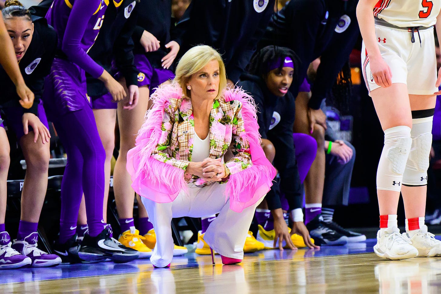 Kim Mulkey's head-turning fashion choices are all part of her winning  mindset - inRegister