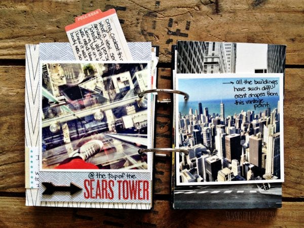 More photos of the Sears Tower with a hidden journaling tab. 