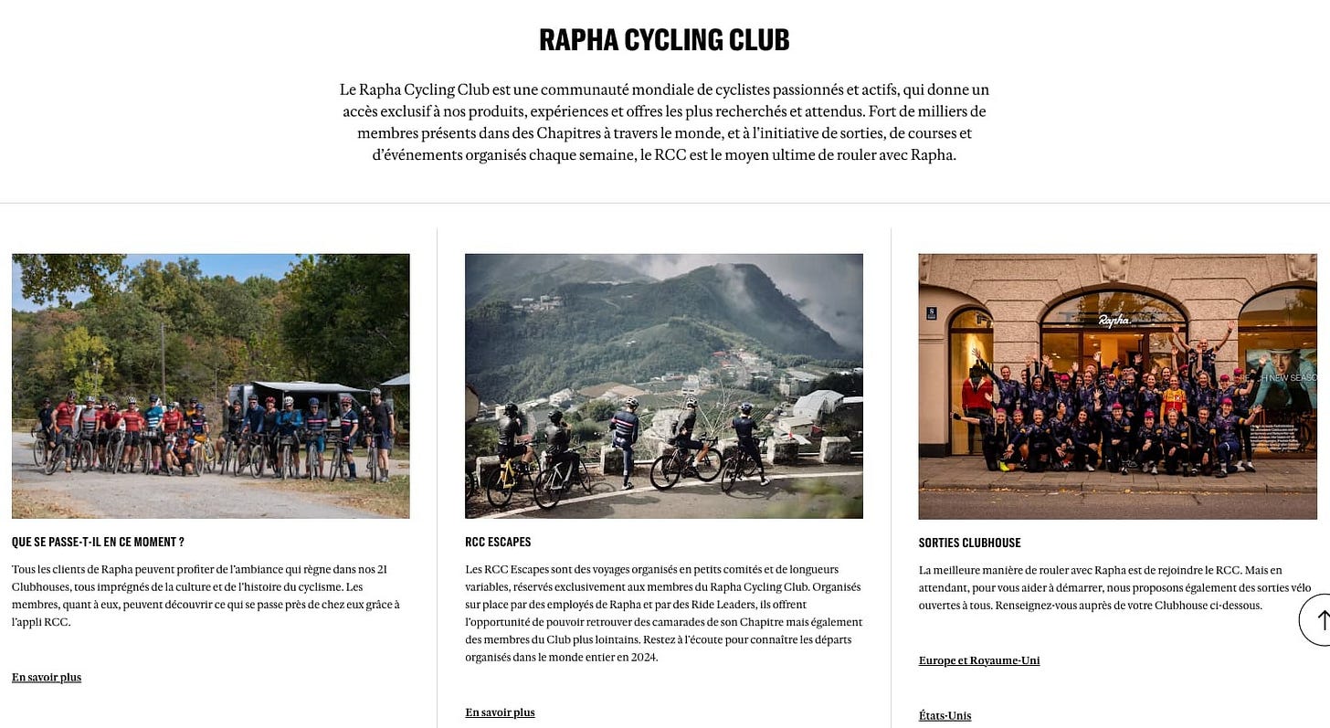 Rapha expérience 3