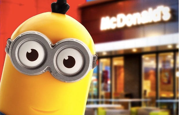 Minions invadem McLanche Feliz e Mc Donald's traz novidades no cardápio -  FTCMag