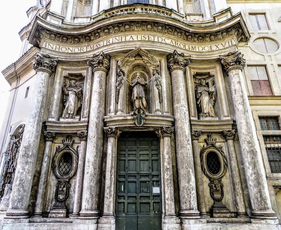 The Church of San Carlo alle Quattro Fontane in Rome - Walks in Rome (Est.  2001)