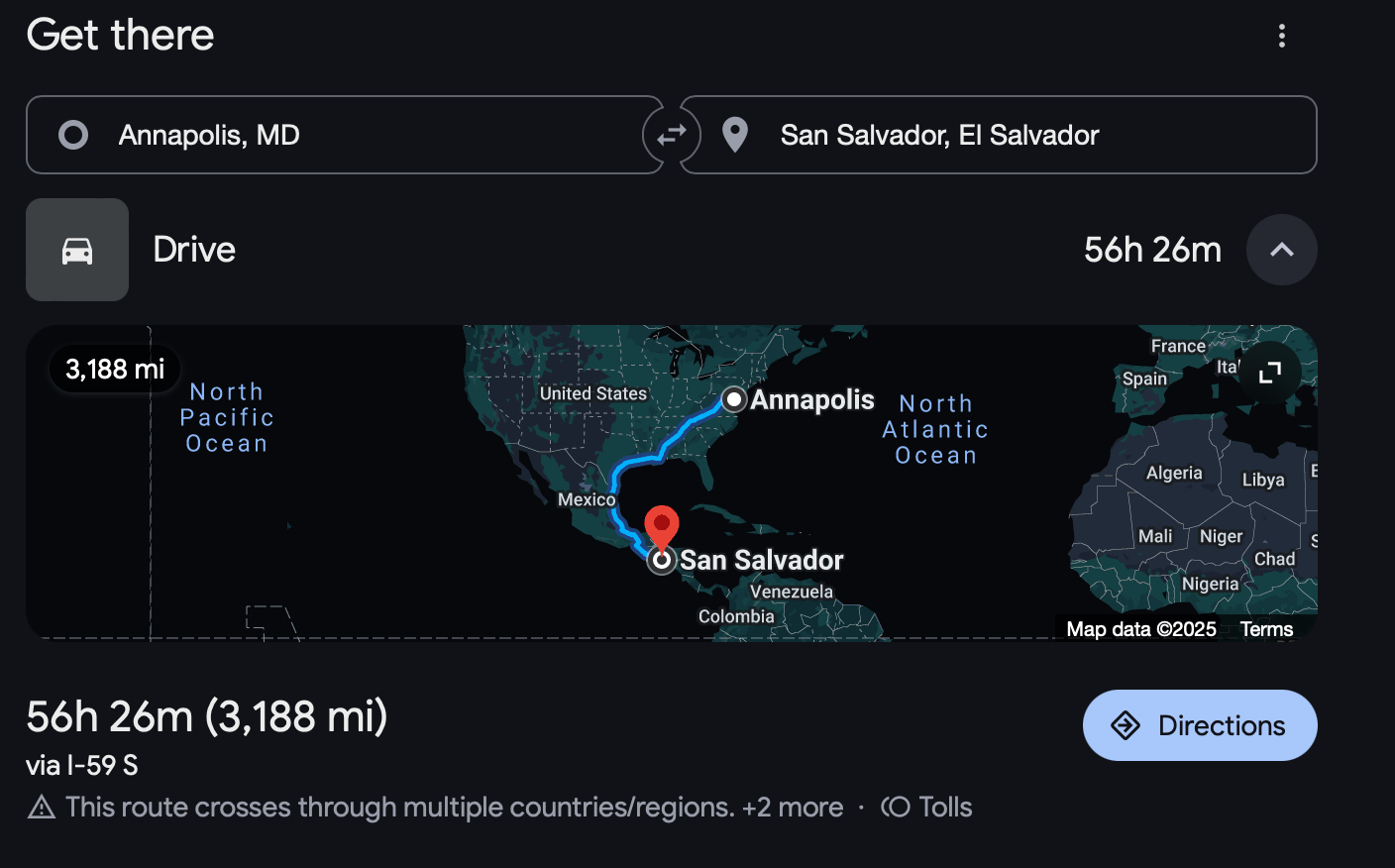A map of the world with a route

AI-generated content may be incorrect.