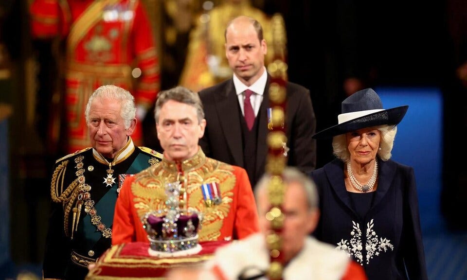 Prince William attends State Opening of Parliament for first time