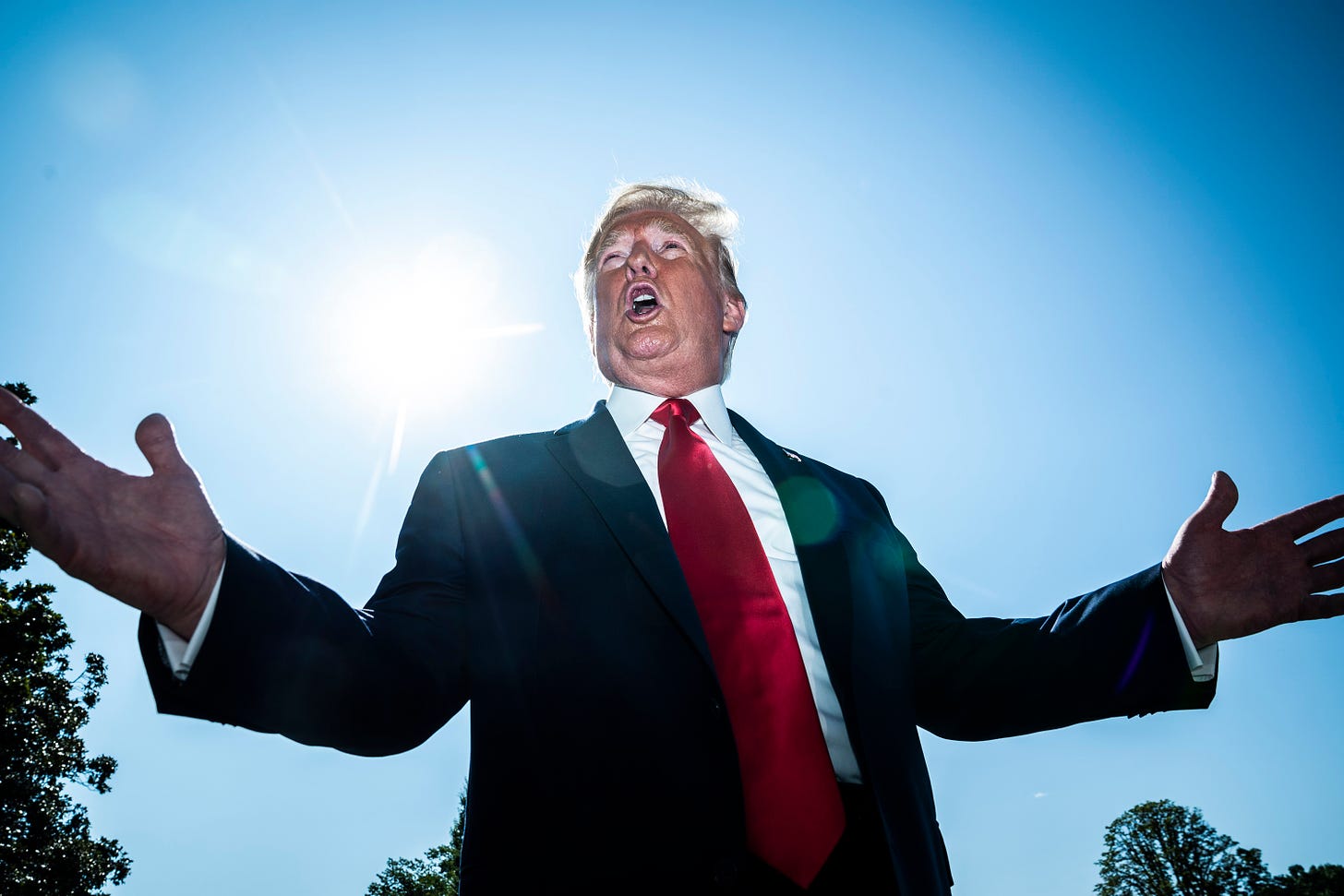 photo of Trump taken by the Washington Post