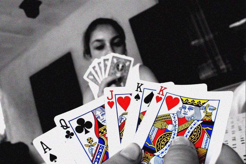 Playing Strip Poker with God. ~ Grace Cooley {Poem} | elephant journal