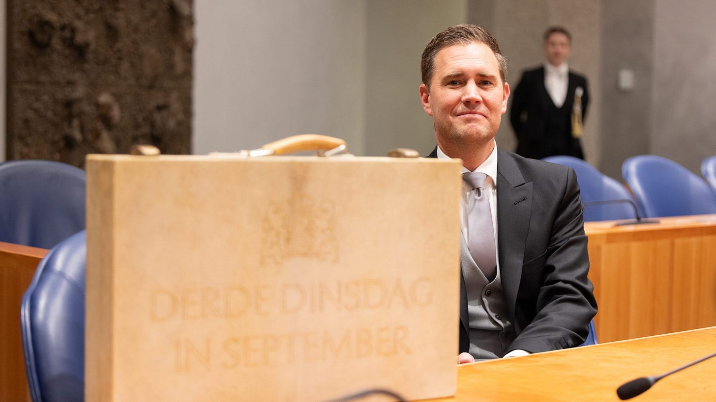 De eerste Prinsjesdag voor Minister van Financiën Eelco Heinen