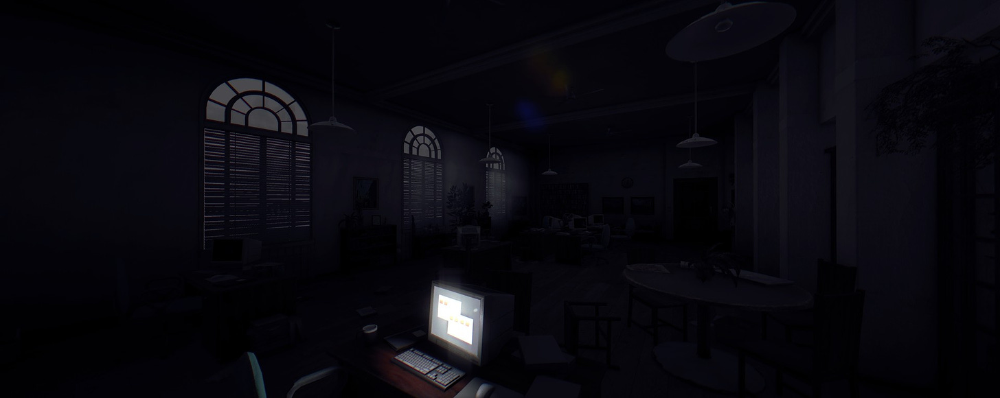 ArtStation - Night-time Office Interior