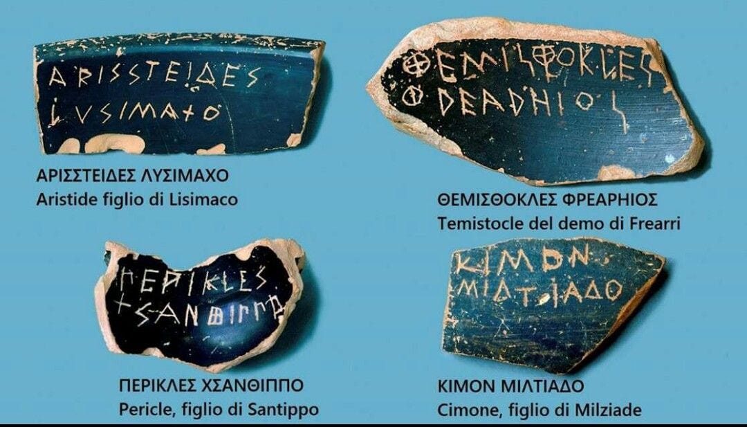 Ancient Greek ostraka Ancient Greek, Archaeology, Legacy, Ocean, God ...