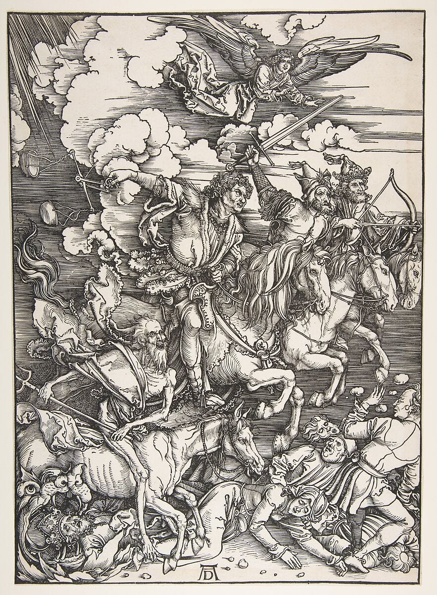 Albrecht Dürer | The Four Horsemen, from "The Apocalypse" | The  Metropolitan Museum of Art