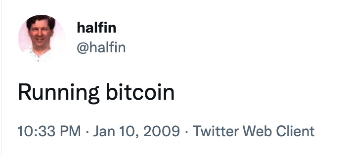 Rizzo on X: "✨ The most iconic Bitcoin tweet of all-time turns 13. Today,  we are all running #Bitcoin https://t.co/ZxHxI5uPb4" / X