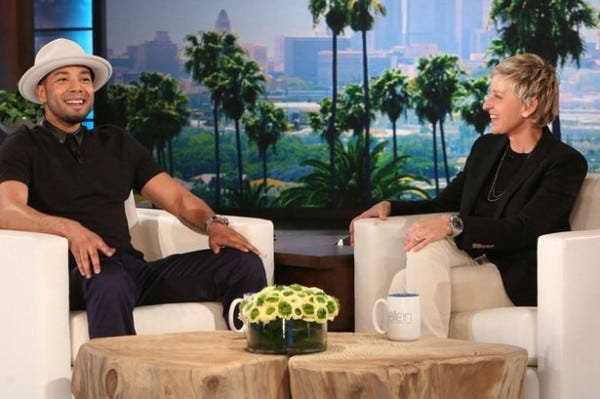 jussie smollett gay reveal for ellen show 2015 gossip empire