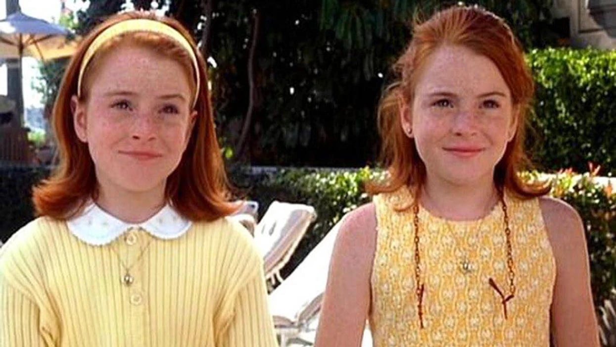 Lindsay Lohan as Annie and Halle in The Parent Trap.