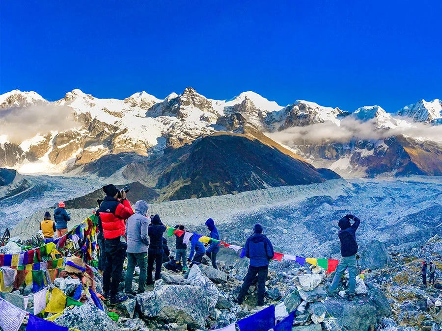 Goecha La Trek Height - Trekkers Reaching New Altitudes