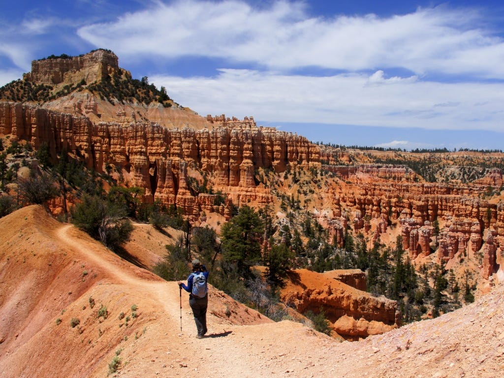 Fairyland Loop in Bryce Canyon.