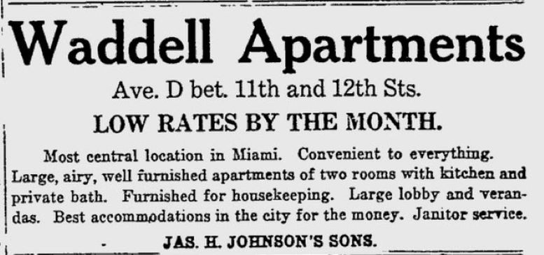 Figure 6: Ad in Miami Daily Metropolis on February 6, 1918.