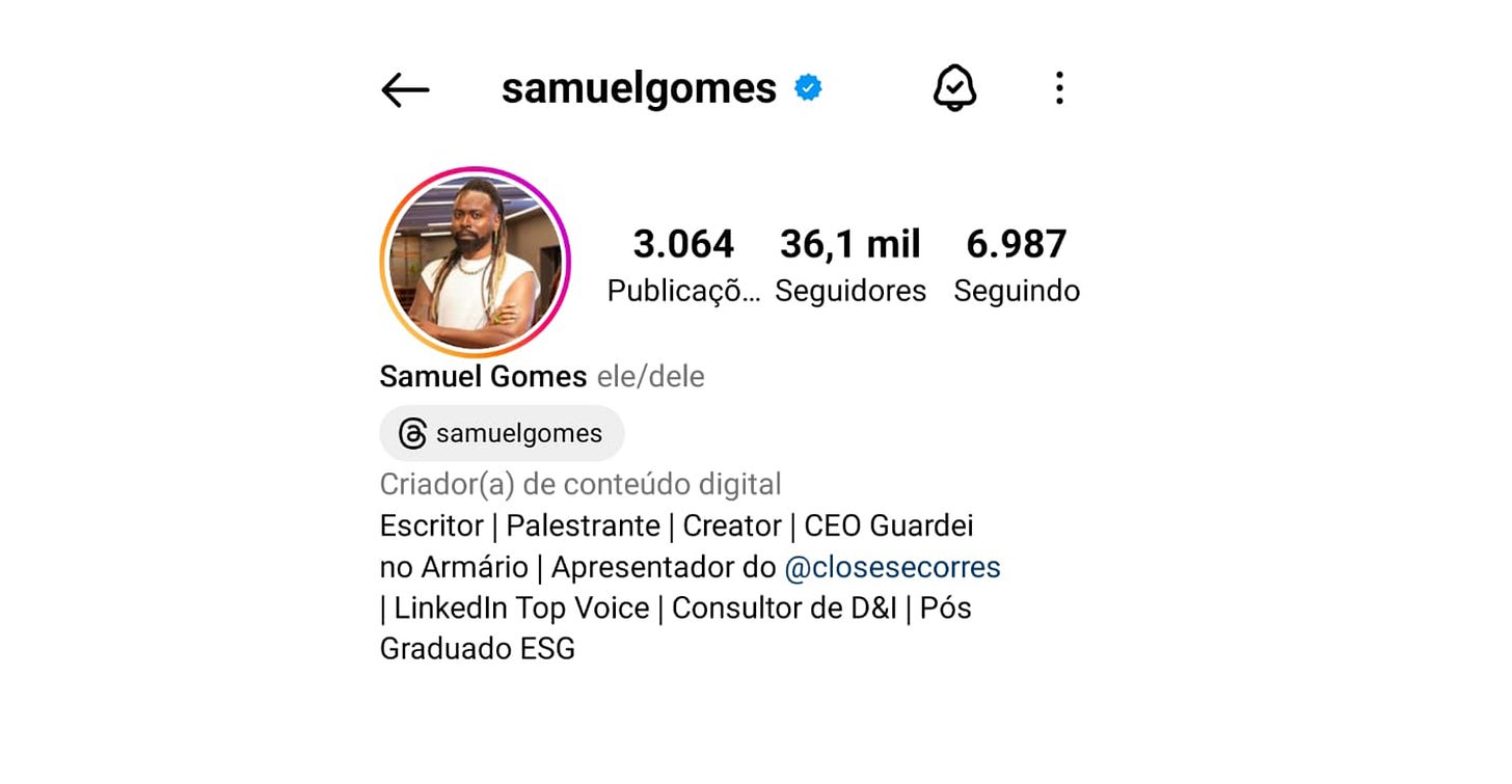 Samuel Gomes @samuelgomes