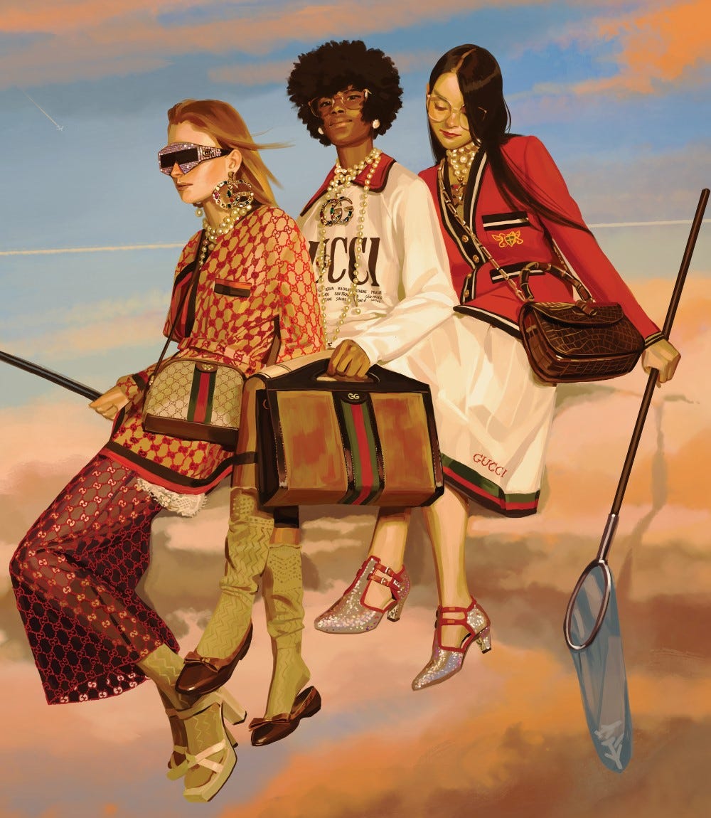 Gucci's Alessandro Michele Taps Ignasi Monreal In 'Utopian Fantasy'  Spring/Summer 2018 Campaign — Anne of Carversville