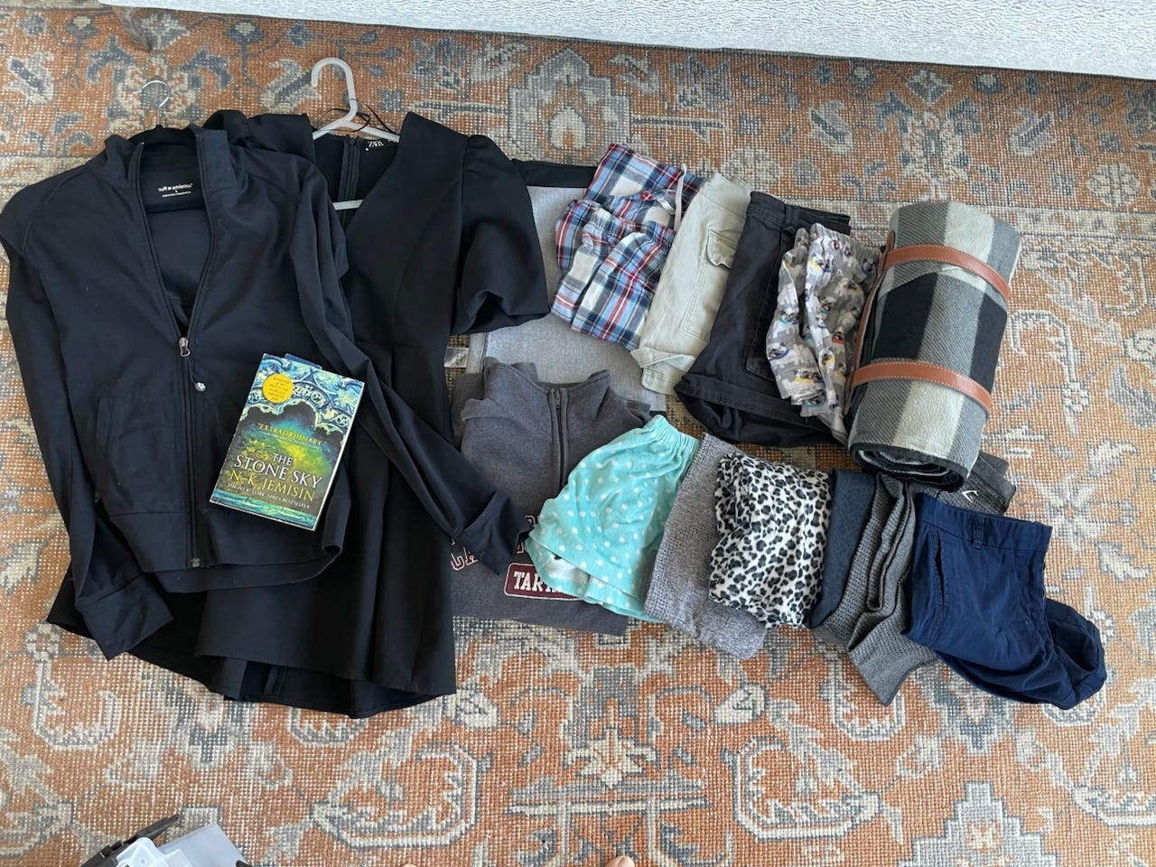 Photo of items "shopped" from Dropbox