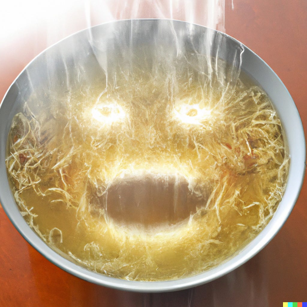 Dalle2 Pics & AI Images — “Extremely Hot Soup Daring You To Eat It” ...