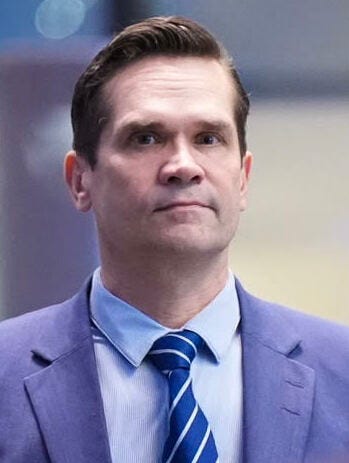 Mika Aaltola CMI:n 2023 presidentinvaalitentissä.