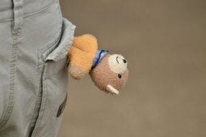 child with teddybear