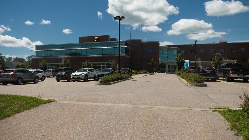 Outside Renfrew Victoria Hospital on June 28, 2024 (Sam Houpt/CTV News Ottawa)