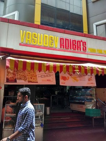 VASUDEVA ADIGA'S, Bengaluru - 218 13th Cross 2nd Stage - Menu, Prices &  Restaurant Reviews - Tripadvisor