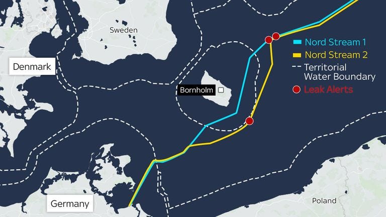 Sabotage': What we know about the Nord Stream gas leaks and who was behind  them | World News | Sky News