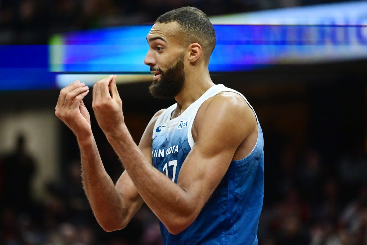 I'll be the bad guy': Rudy Gobert implies NBA refs are driven by sports  betting - Sports Illustrated Minnesota Timberwolves News, Analysis and More