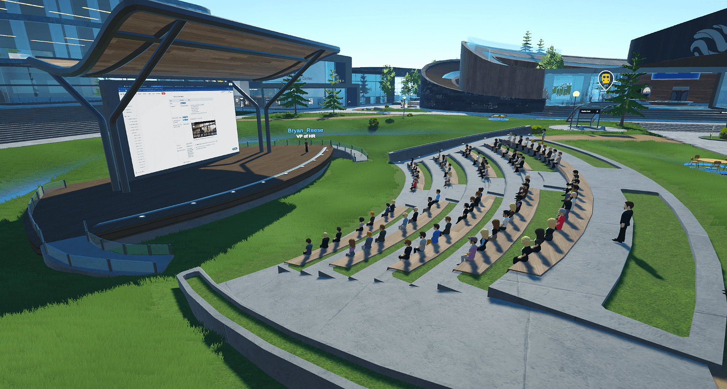 Metaverse auditorium