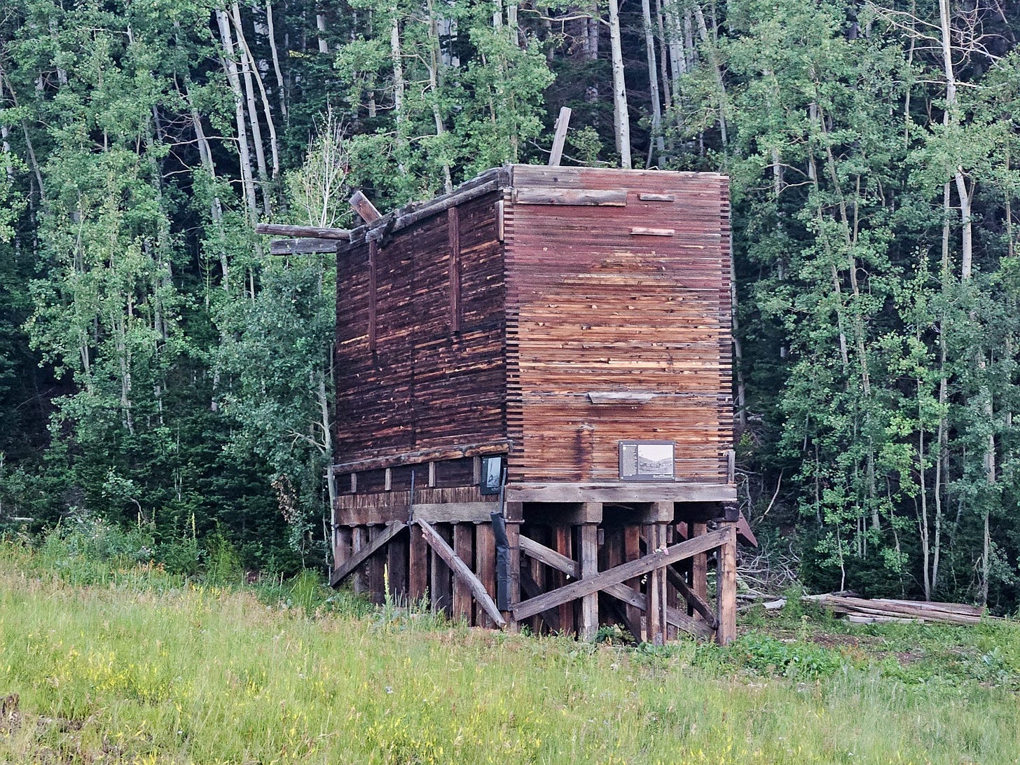 Silver King Con Ore Bin in Park City, Utah