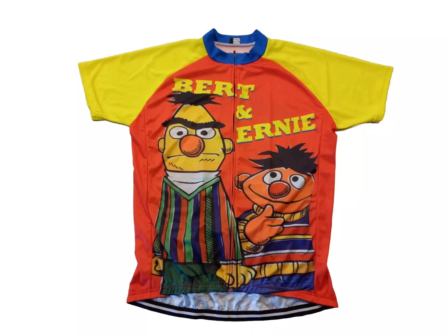 Sesame Street Bert & Ernie Cycling Jersey Shirt Top Size 3XL Muppets - Picture 1 of 8
