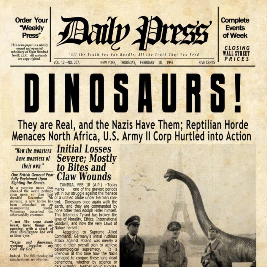 The first Dinosaurs were Fakes
