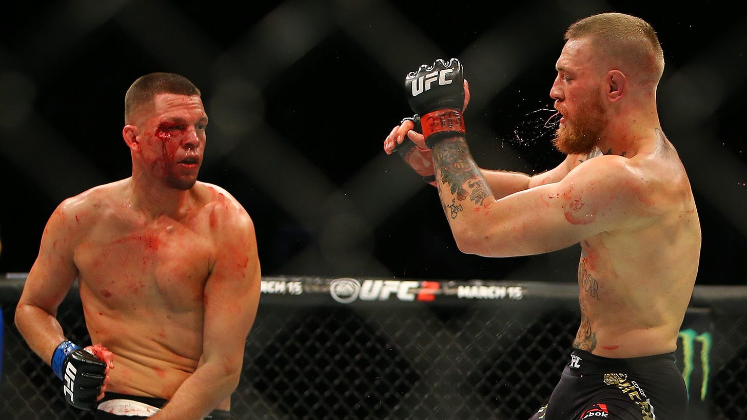 conor mcgregor vs nate diaz 2 2016 mma