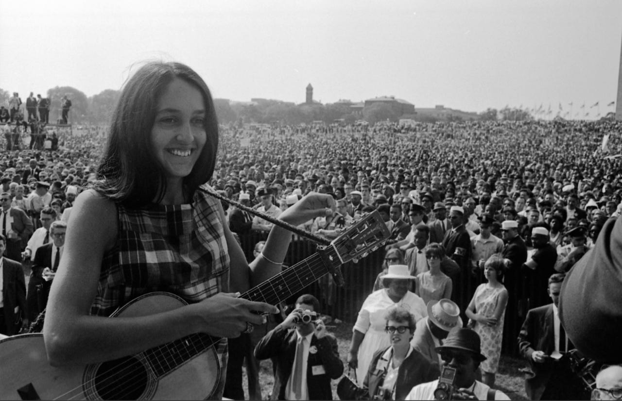 Heretic, Rebel, a Thing to Flout: Joan Baez —Our Lady of Perpetual Prophesy  With Murfin Reminiscence