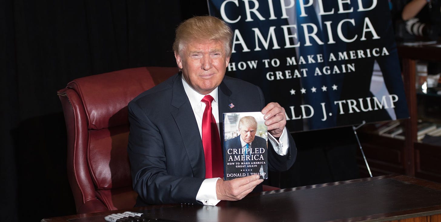 Does Trump Read? He's At Least 'Looking' at Books