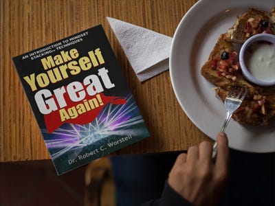 Make Yourself Great Again - easily digestible food for thought in paperback, ebook, and audiobook.