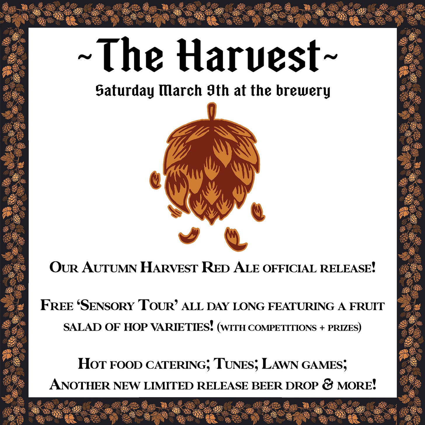 Earth Beer Company Harvest Red Ale 2024 release