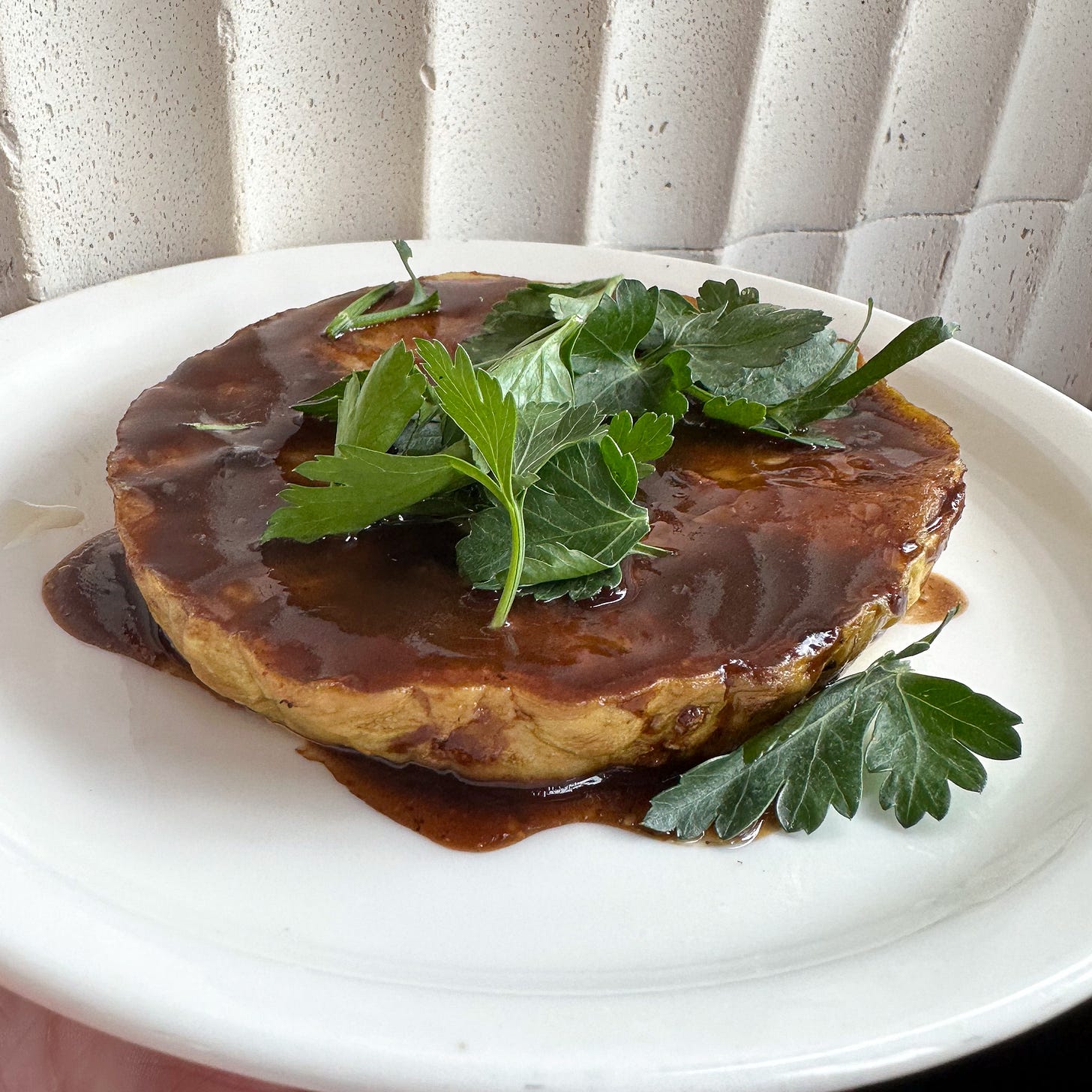 Confit celery root at Maslow vegetarian restaurant in Paris.jpg