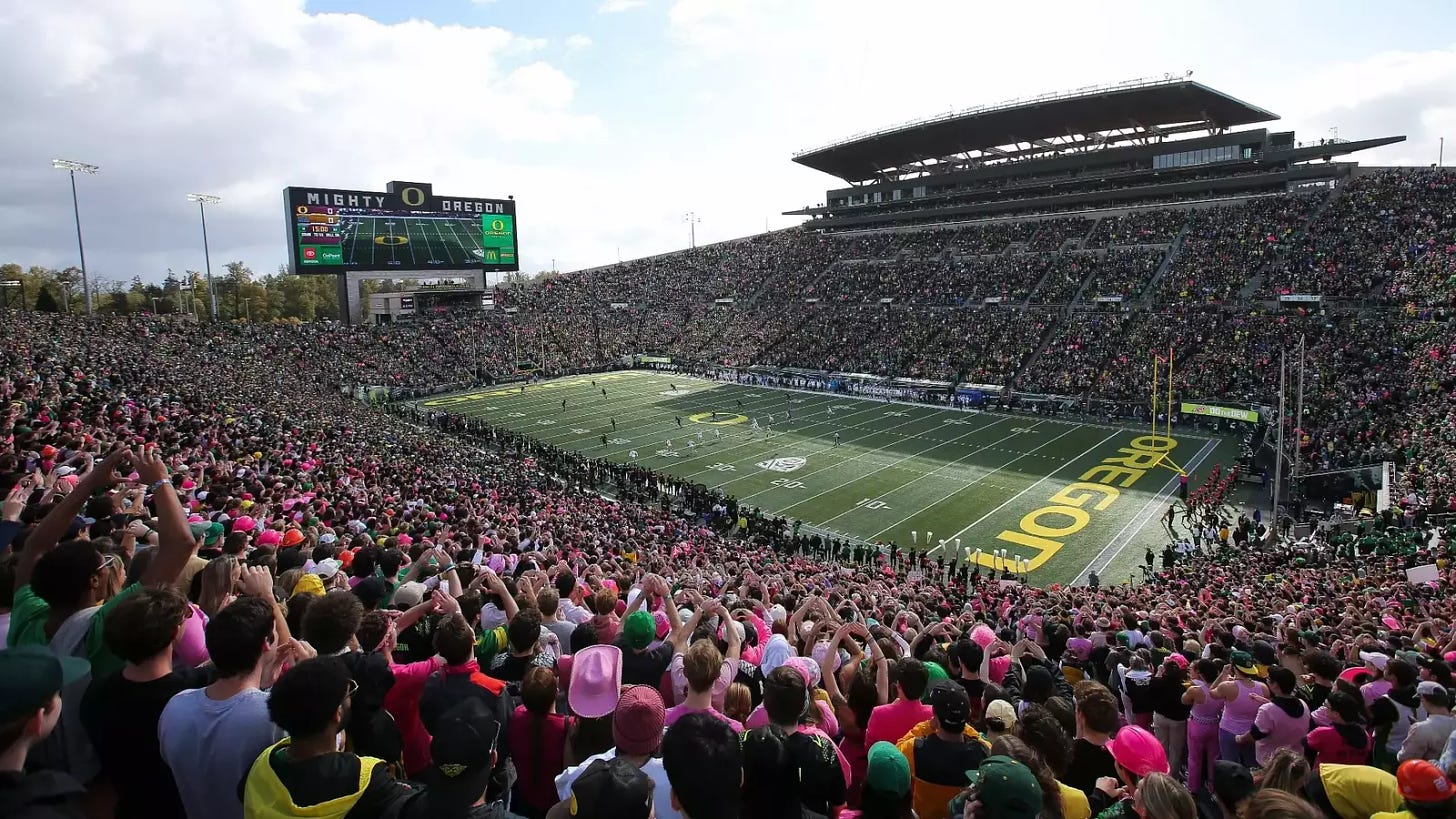 Oregon Announces Football Gameday Enhancements - University of Oregon  Athletics