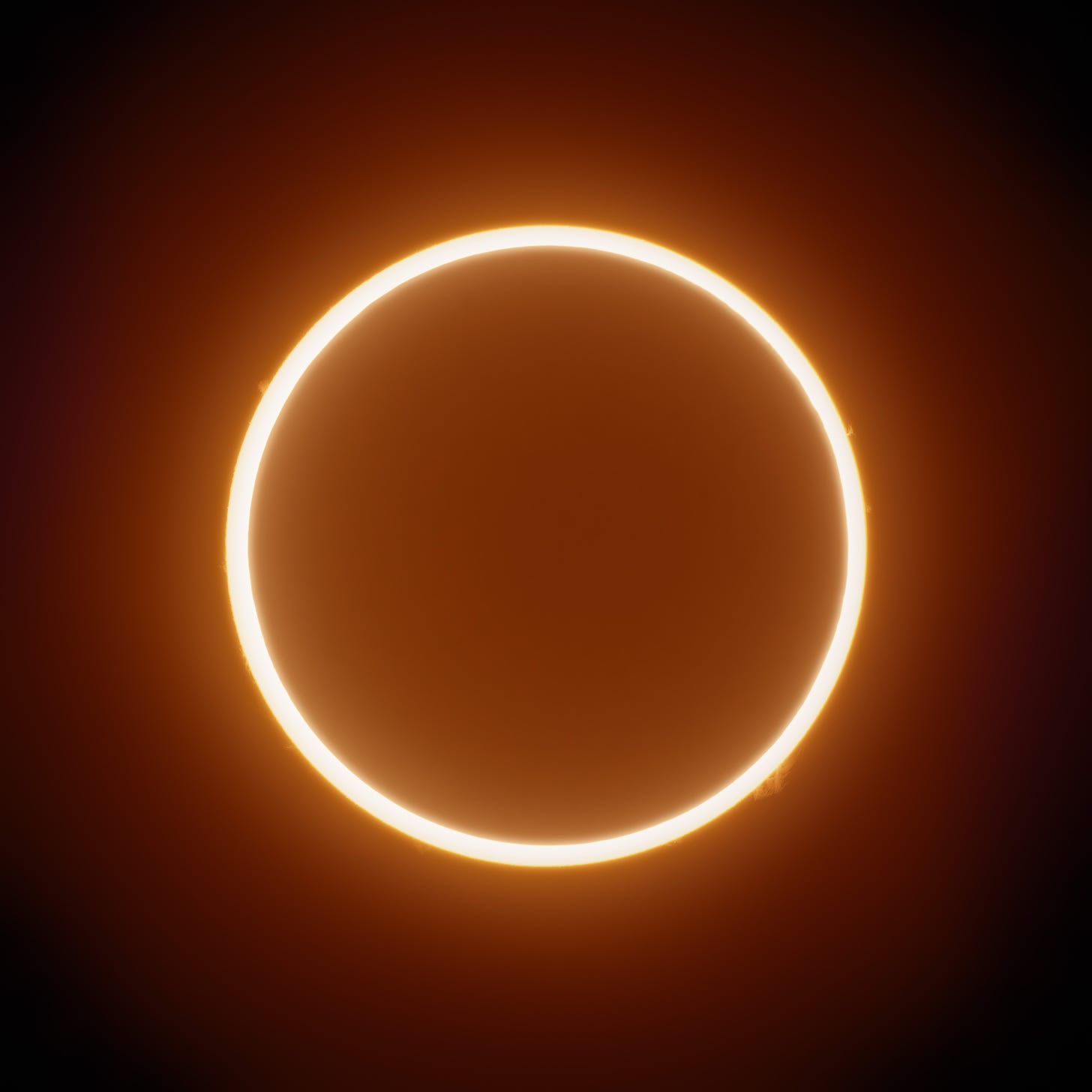 Imagen del eclipse tomada por Andrew McCarthy