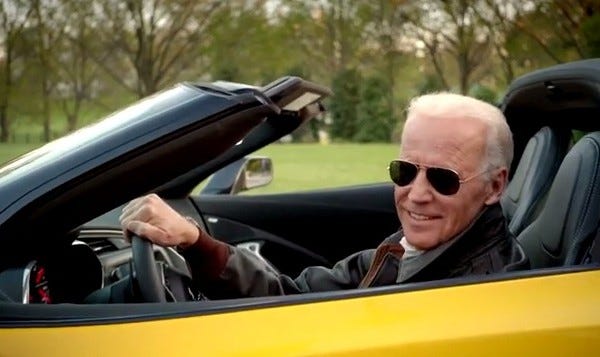 Vice President Joe Biden: "Corvettes are better than Porsches" - BestRide