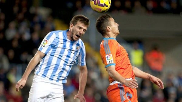 velencia cf lost to malaga castillejo azuga la liga 2015