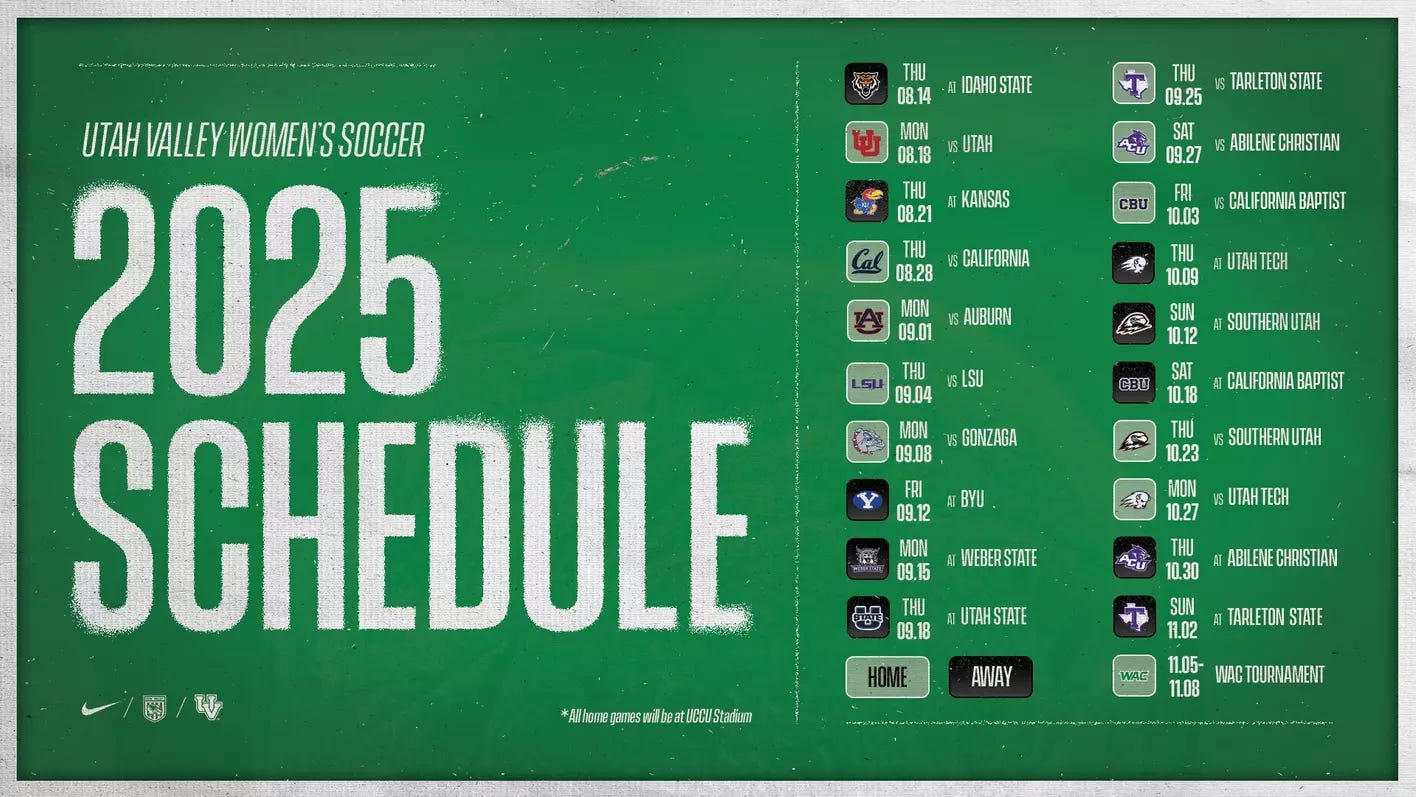 2025 women's soccer schedule