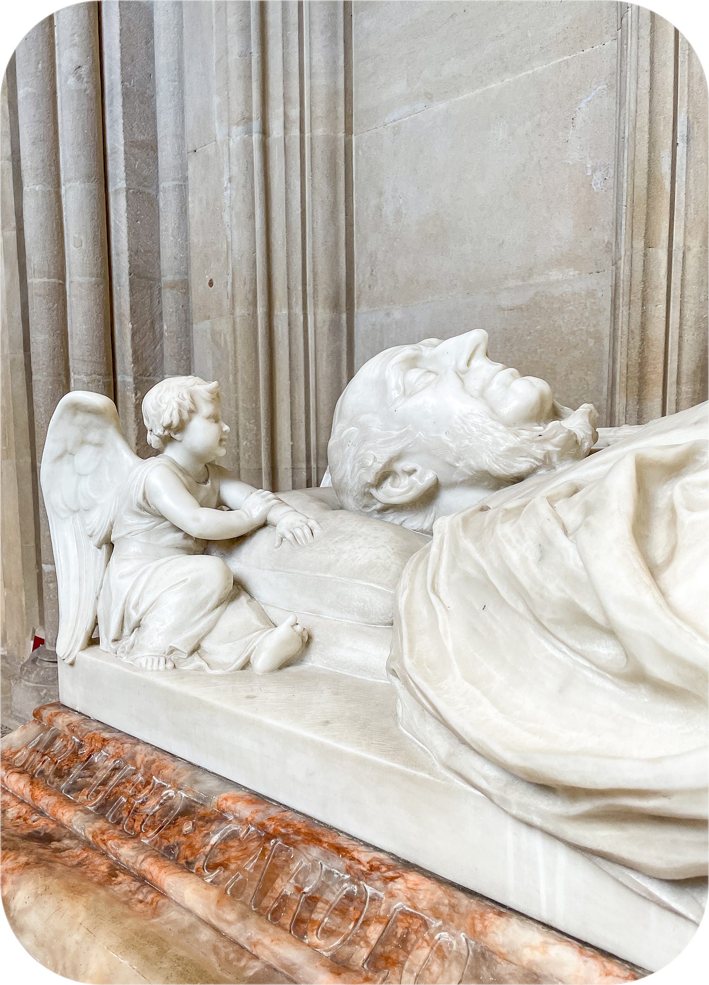 Tomb with Angel and Bishop, Wells Cathedral