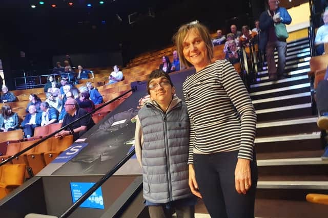 Hugo with mum Diane. Pupils at UTC Olympic Legacy Park have raised hundreds of pounds in Hugo's memory for the Childrens' Hospital Charity.