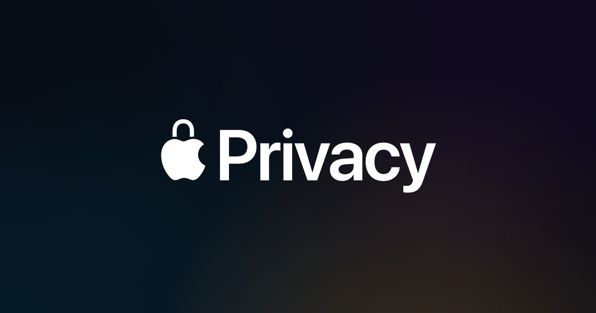 Privacy - Apple (IT)